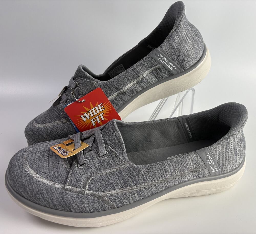 Skechers Women's S 9 On-the-GO Flex Radiant Dreaming Flats Gray 138343W New